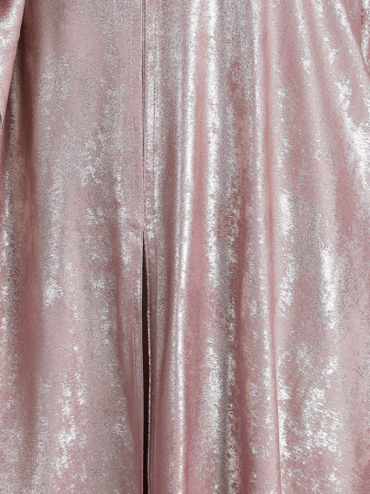 Shimmering Metallic Rose Gold Kaftan Abaya